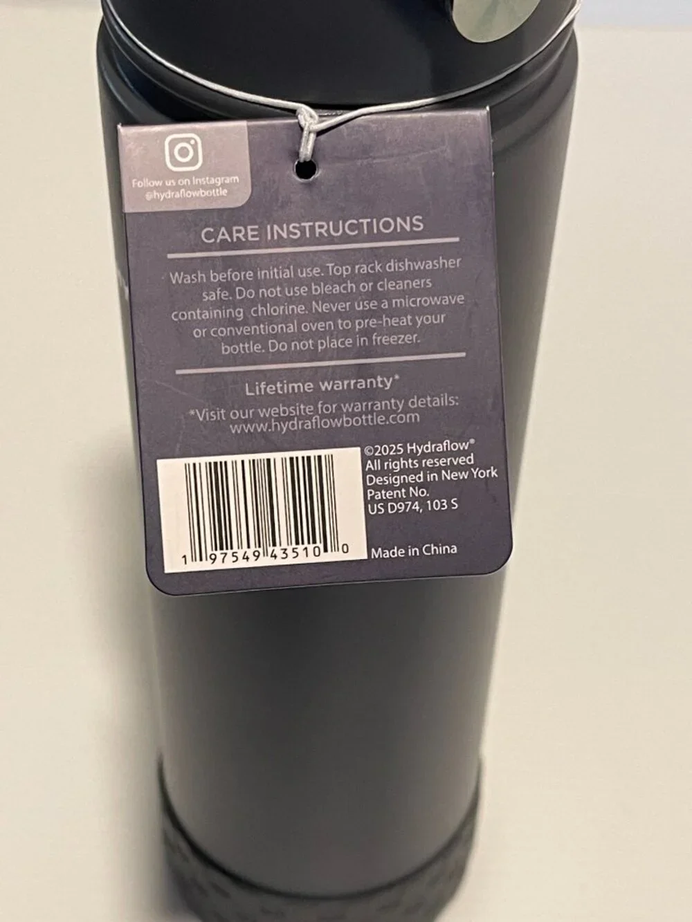 Hydraflow Hybrid Stainless Steel Insulated Water Bottle